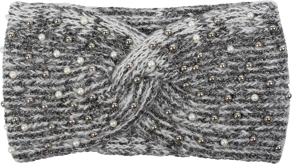 Stylebreaker Strick Stirnband Perlen Metallic Faden und Knoten Detail Wochenangebot