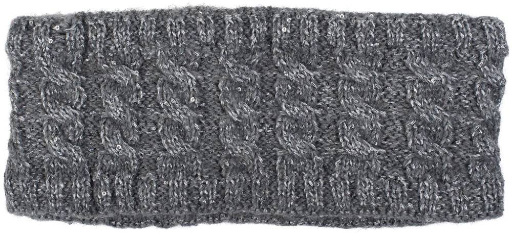 Stylebreaker Strick Stirnband Zopfmuster Pailletten Kostenlose Rückgabe