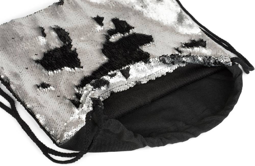 Stylebreaker Turnbeutel mit Wendepailletten Letzter Tag