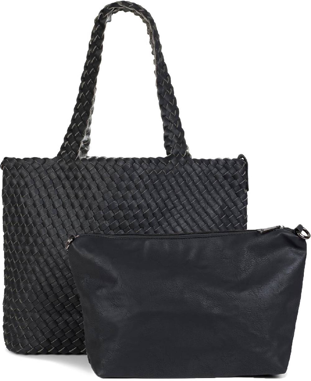 Stylebreaker Große XXL Wendetasche geflochten