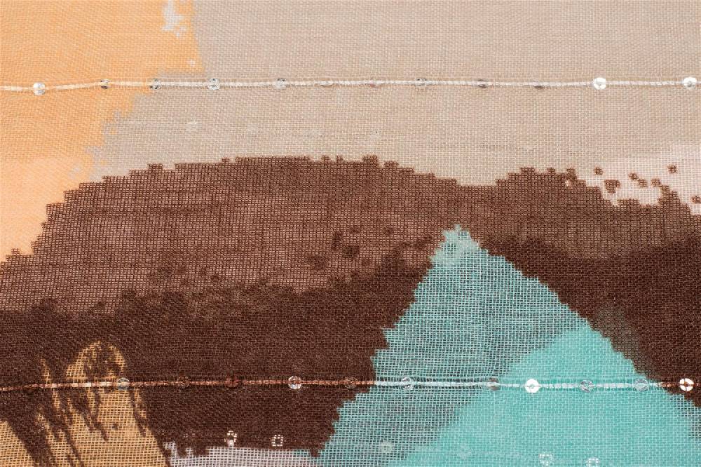 Stylebreaker Loop Schal mit Wisch Muster und Pailletten Fabrikladen