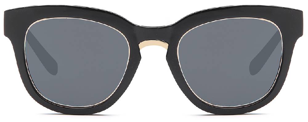 Stylebreaker Nerd Sonnenbrille mit Kunststoff Metall Rahmen 2025