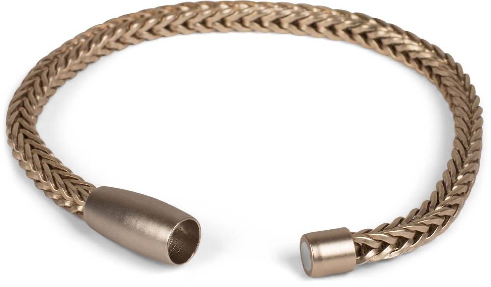 Stylebreaker Schmales Armband Zopfkette mit Magnetverschluss Online