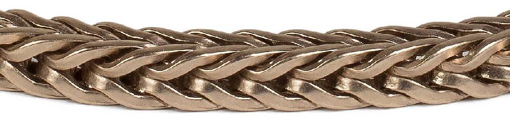 Stylebreaker Schmales Armband Zopfkette mit Magnetverschluss Online