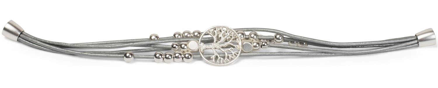 Stylebreaker Armband mit Lebensbaum, Perlen und Bändern Angebote