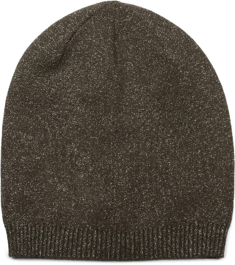 Stylebreaker Feinstrick Beanie Mütze mit Glitzerfaden Sonderangebot