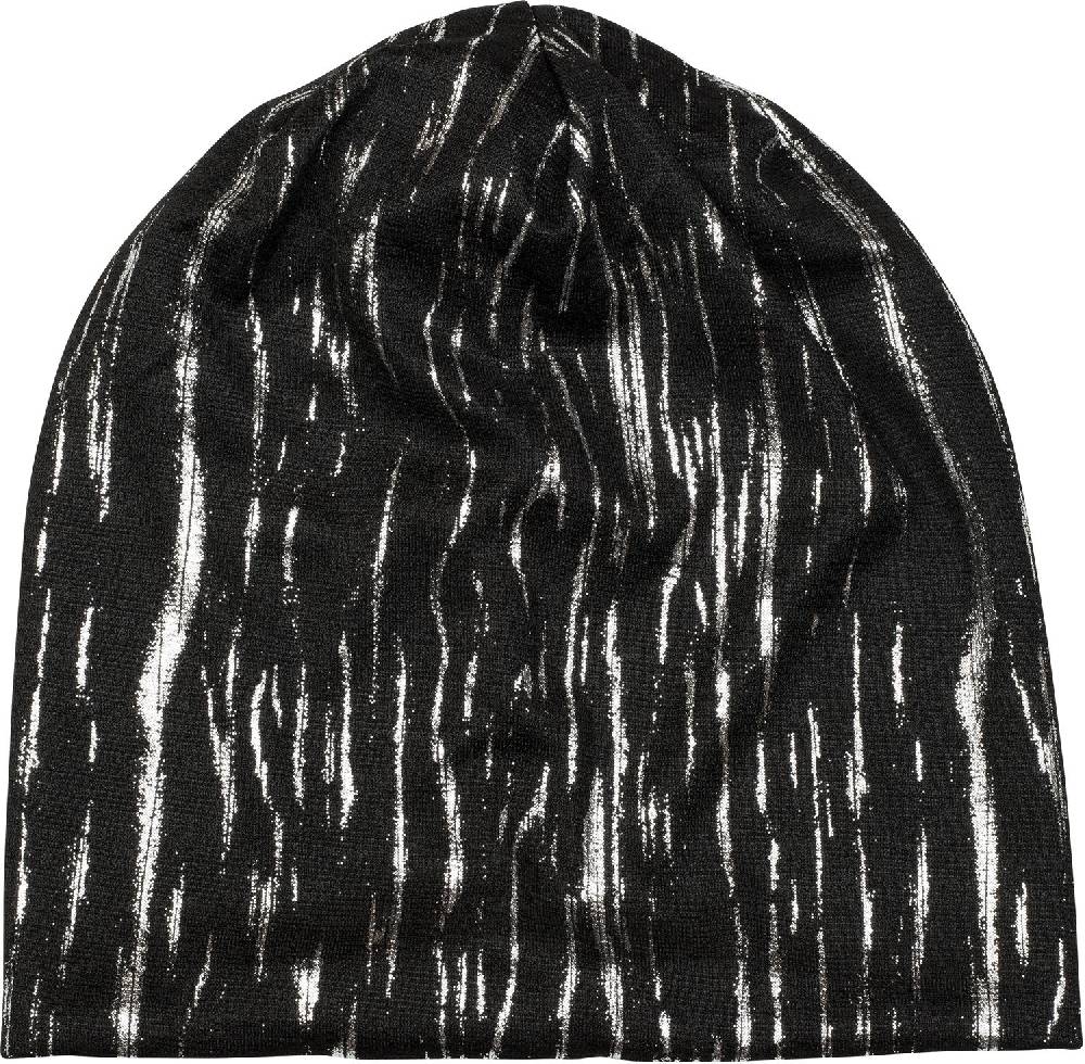 Stylebreaker Beanie mit Metallic Streifen Print Bestseller