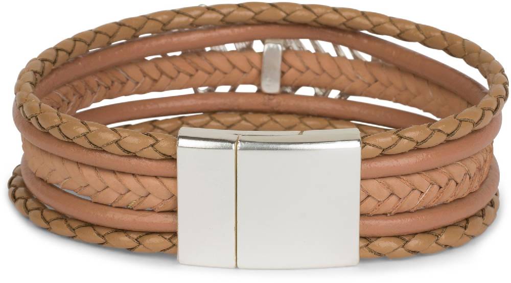 Stylebreaker Flecht Armband mit Feder Schmuck Element Wochenangebot
