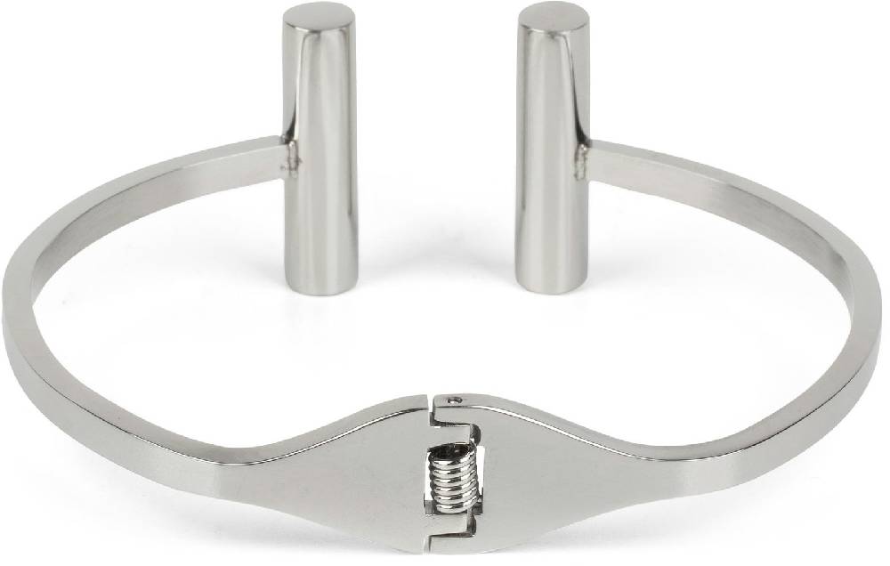 Stylebreaker Edelstahl Armreif mit Stab Schmuck Nur für heute