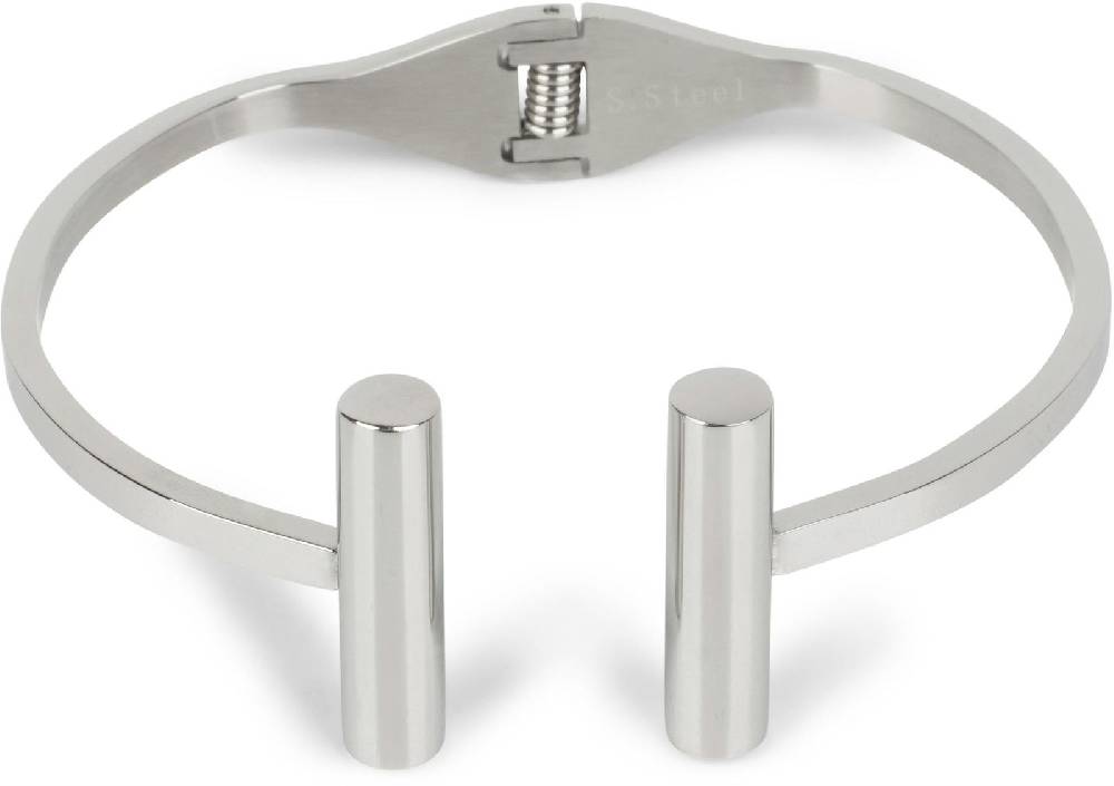 Stylebreaker Edelstahl Armreif mit Stab Schmuck Nur für heute