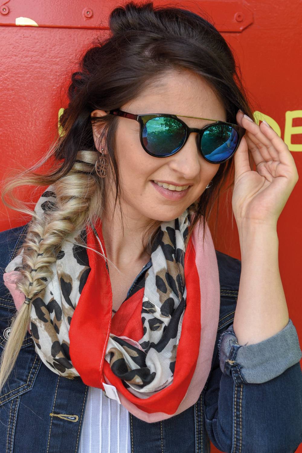 Stylebreaker Sonnenbrille mit runden Gläsern Riesige Rabatte