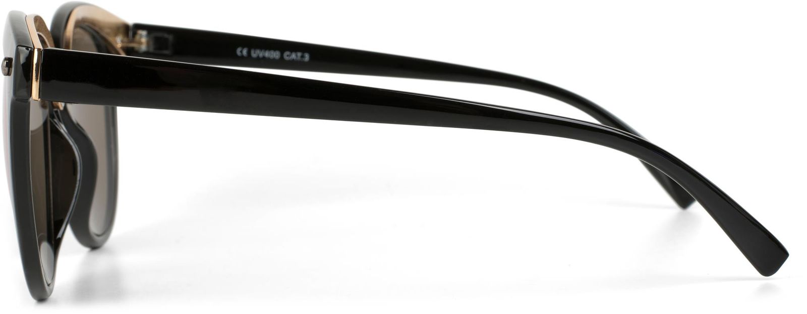 Stylebreaker Cat Eye Sonnenbrille Material-Mix-Rahmen Clearance-Verkauf