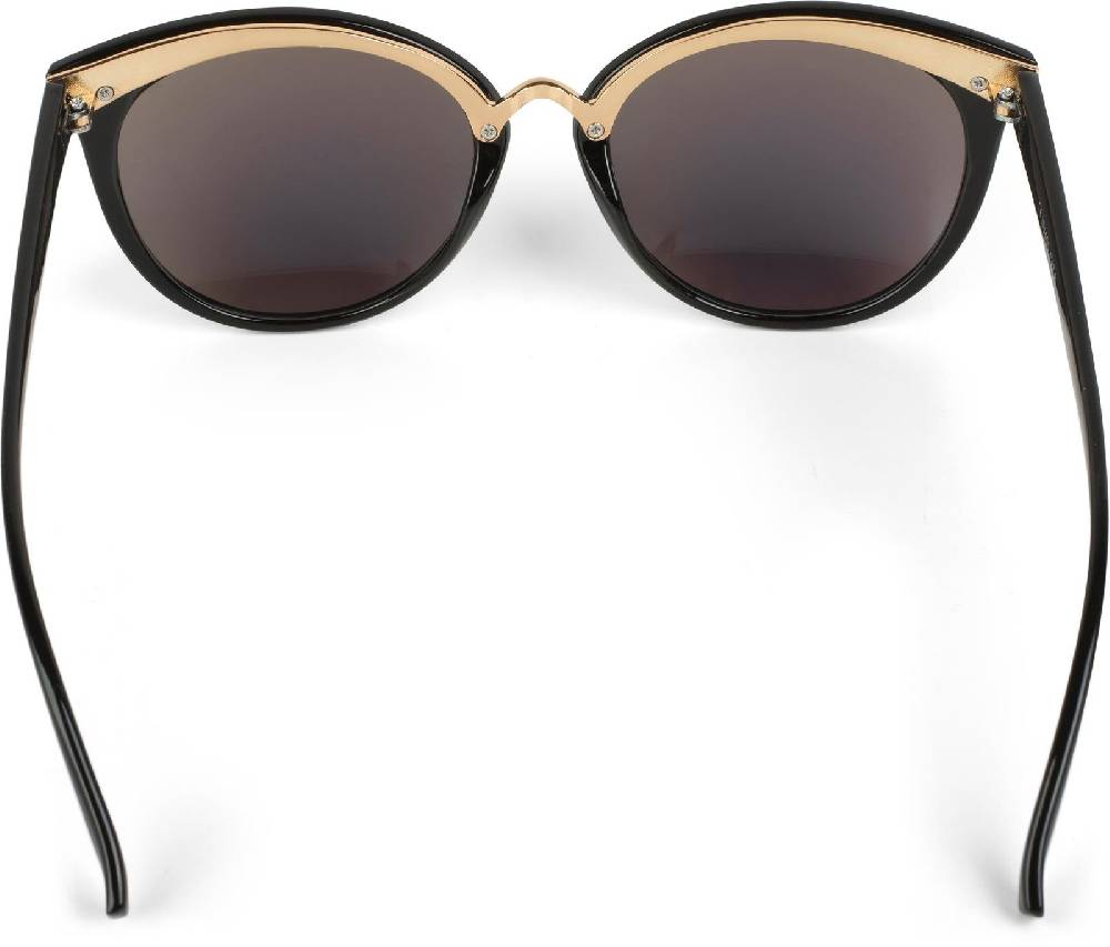 Stylebreaker Cat Eye Sonnenbrille Material-Mix-Rahmen Clearance-Verkauf