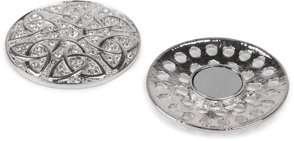 Stylebreaker Magnet Brosche mit Ornament und Strass Rabatte dieses Monats