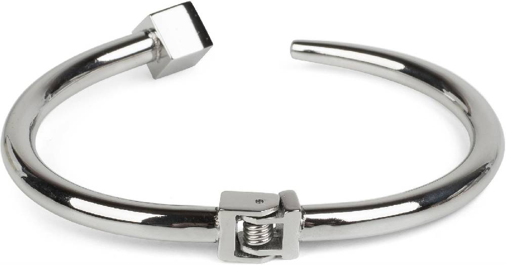 Stylebreaker Edelstahl Klapp Armband mit Würfel Auslauf