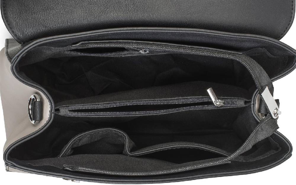Stylebreaker Henkeltasche 2-Tone mit Metall Ring und Kette Günstiger Verkauf