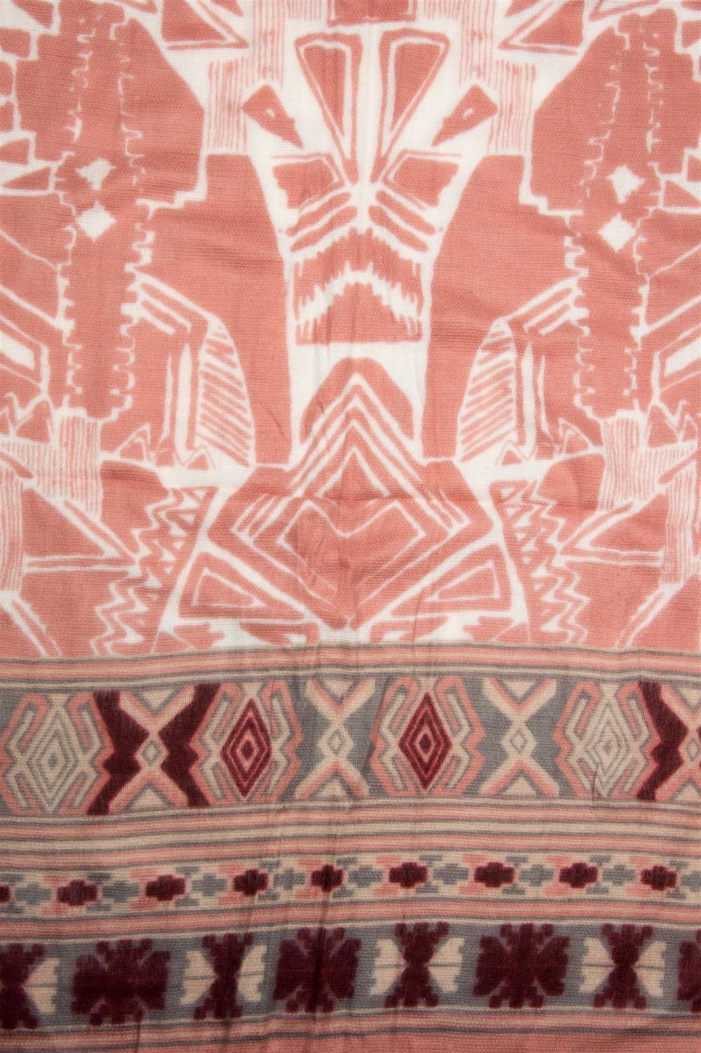 Stylebreaker Breiter Schal mit Azteken Ethno Muster Preisnachlass