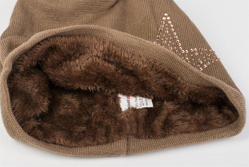 Stylebreaker Feinstrick Beanie mit Strass Stern Black Friday