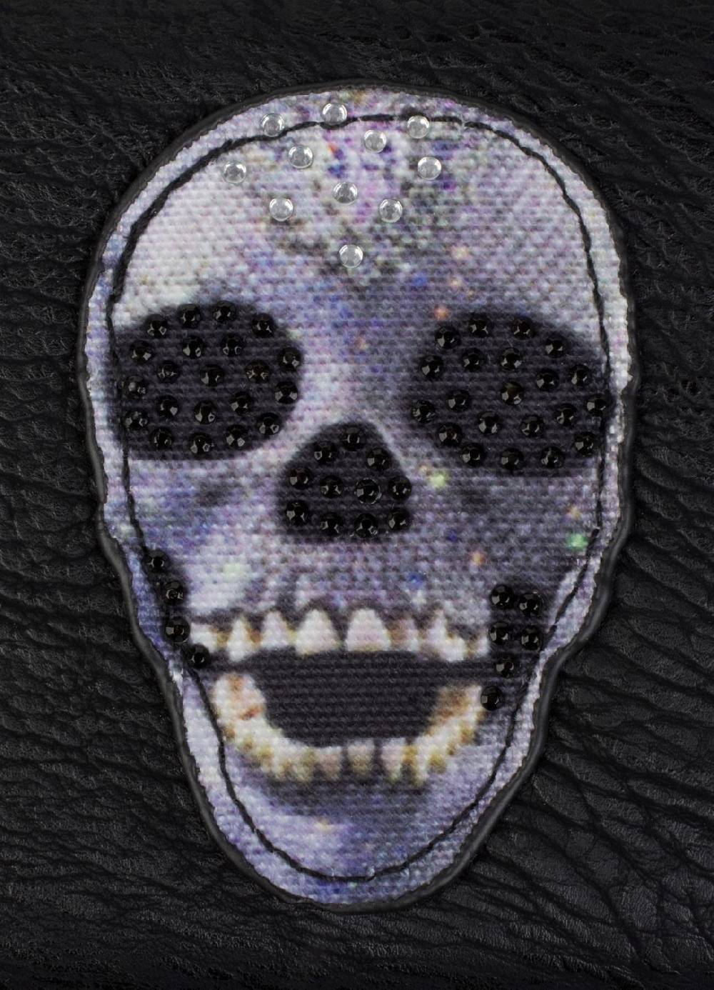 Stylebreaker Geldbörse mit Strass Totenkopf Heißer Verkauf