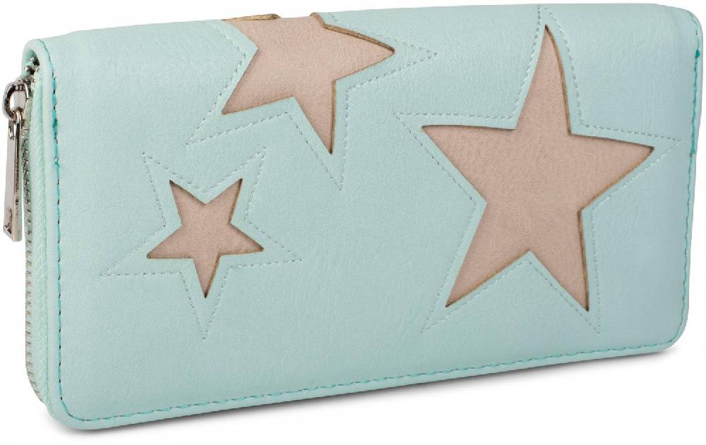 Stylebreaker Geldbörse mit Stern Cutout Muster Zeitlich begrenztes Angebot