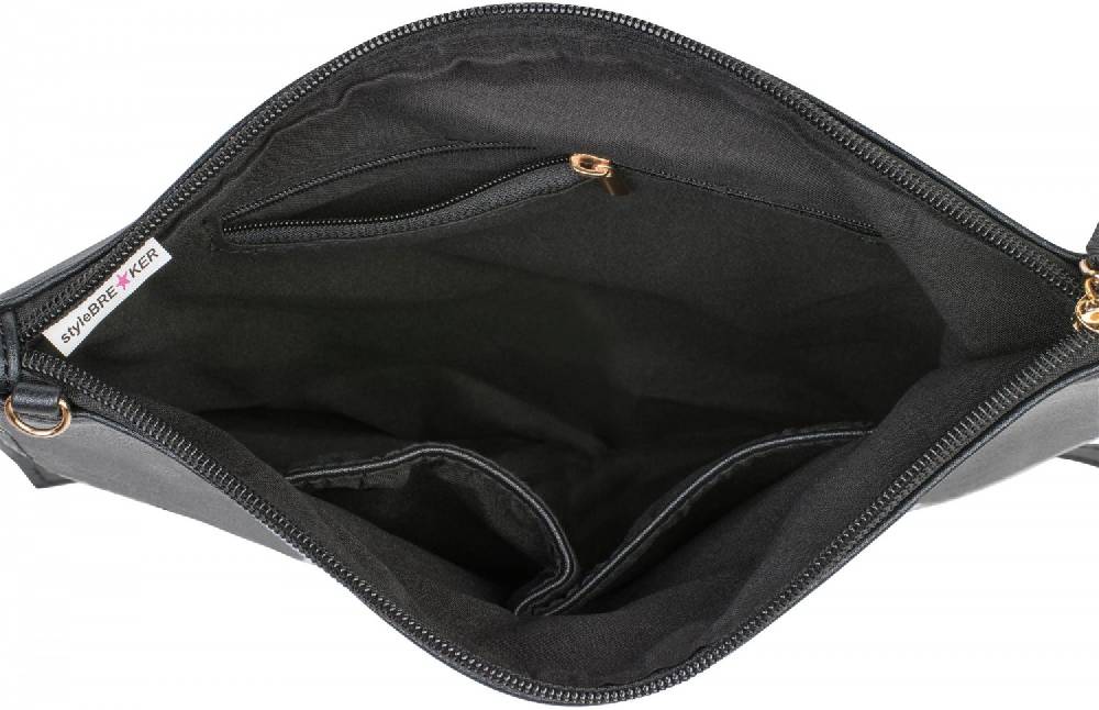 Stylebreaker Clutch mit YES und NO Print Saisonale Angebote