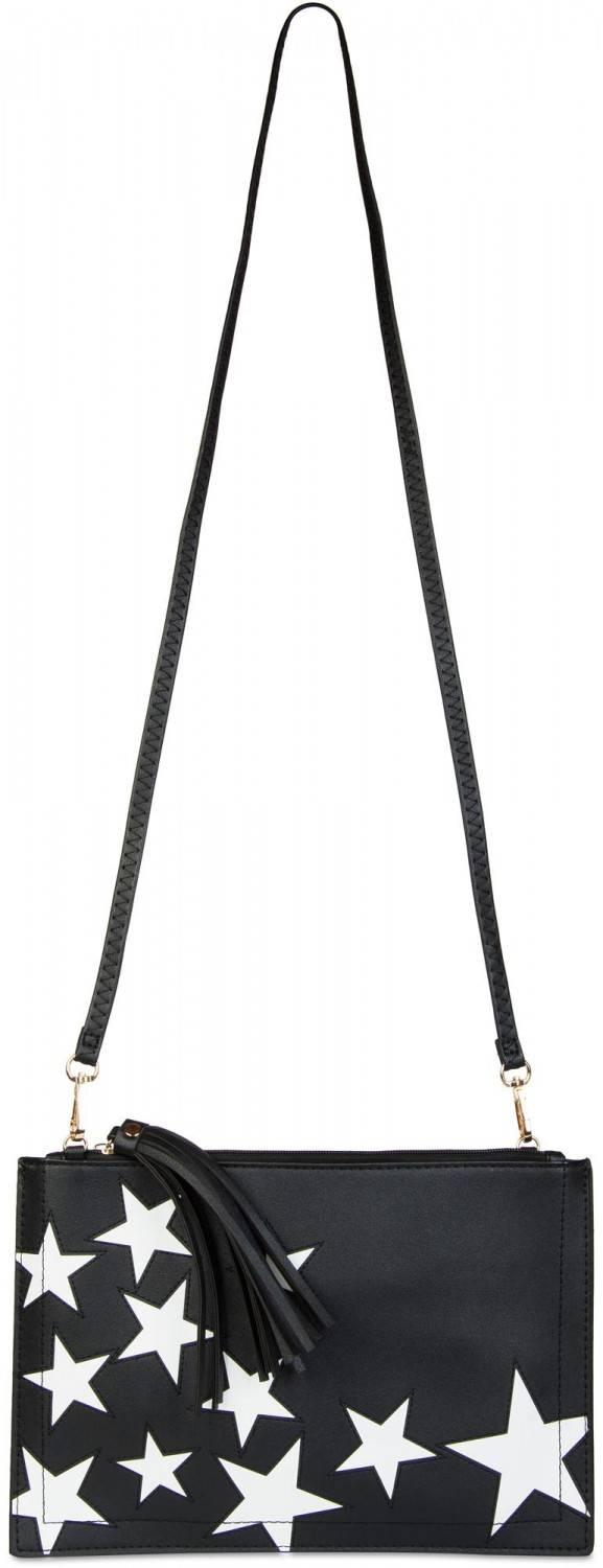 Stylebreaker Clutch mit Sterne Muster Super Sparpreis
