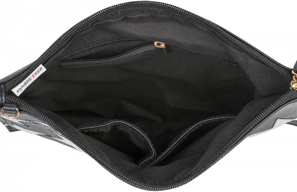 Stylebreaker Clutch mit Sterne Muster Super Sparpreis