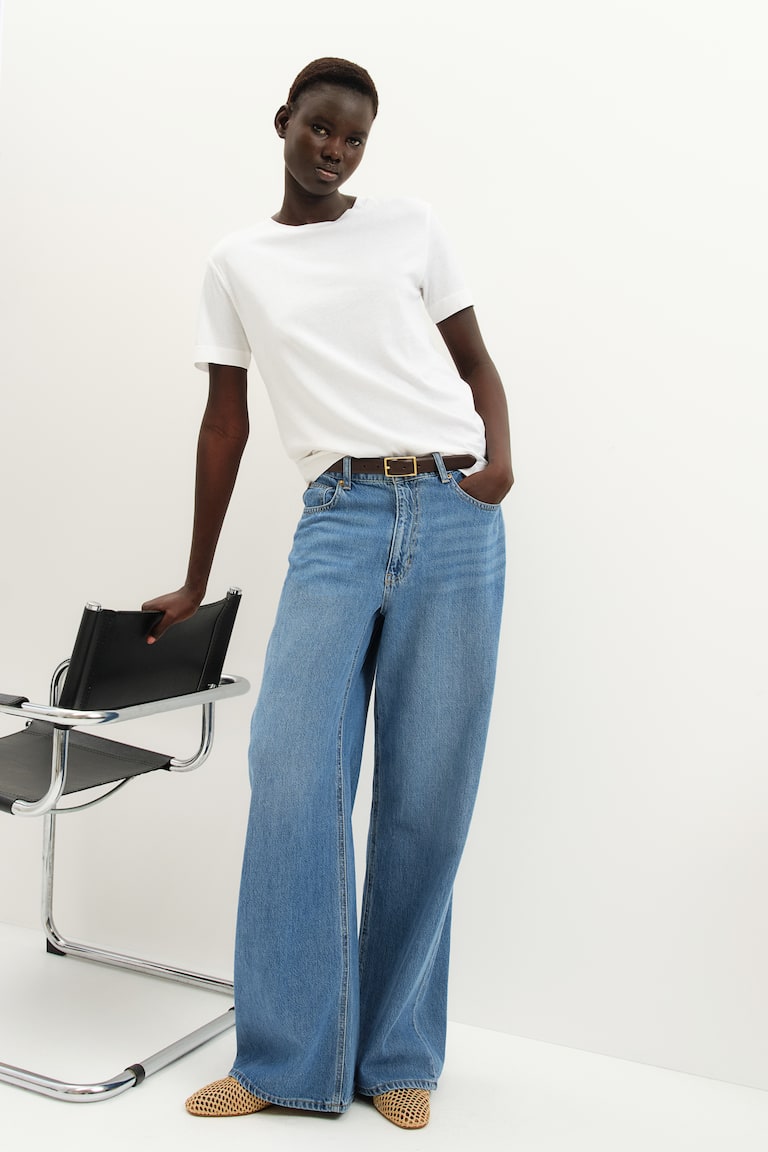 H&M Wide High Jeans Neueste Mode