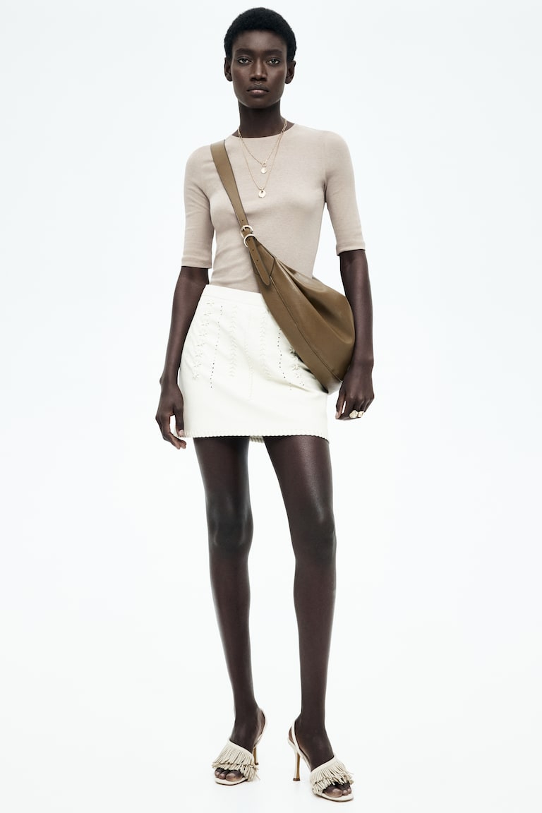 H&M T-Shirt aus Pima-Baumwolle Exklusive Angebote