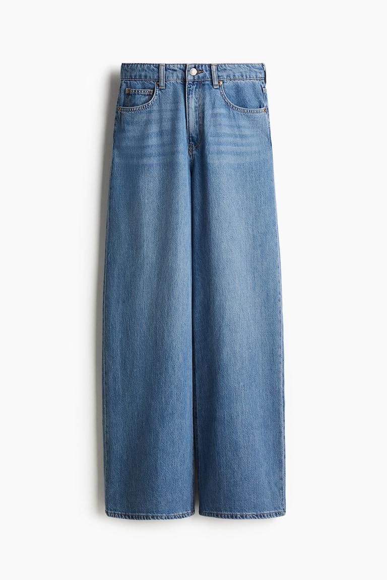 H&M Wide High Jeans Große Rabatte