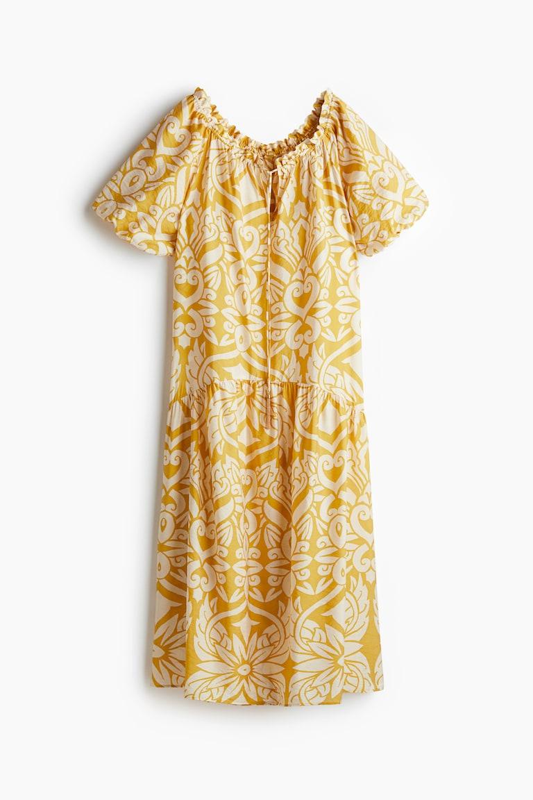 H&M Kleid mit Kordelzugdetail Saisonale Angebote