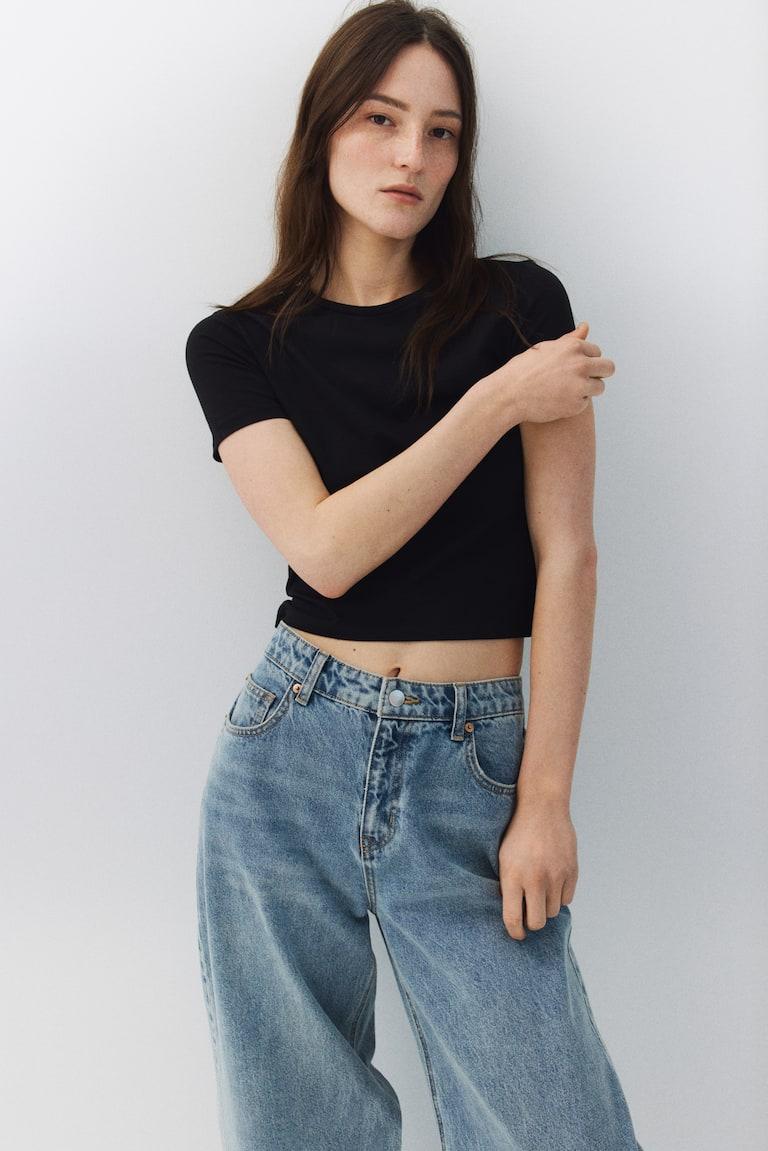 H&M Kurzes T-Shirt Tägliche Deals