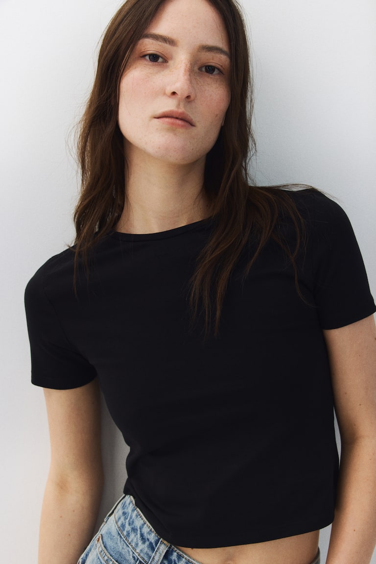 H&M Kurzes T-Shirt Tägliche Deals