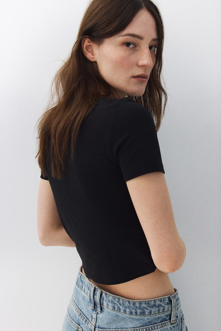 H&M Kurzes T-Shirt Tägliche Deals