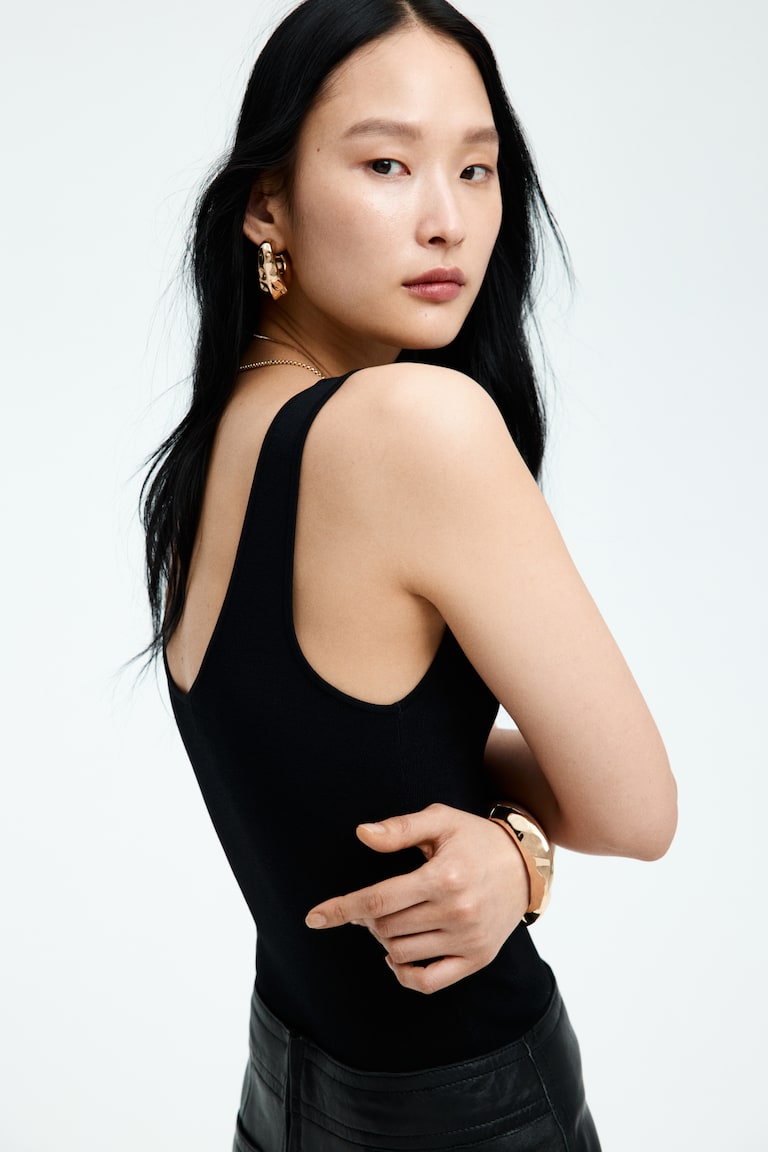 H&M Gestricktes Tanktop Riesige Ersparnisse