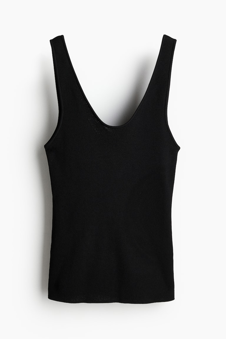 H&M Gestricktes Tanktop VIP-Rabatte