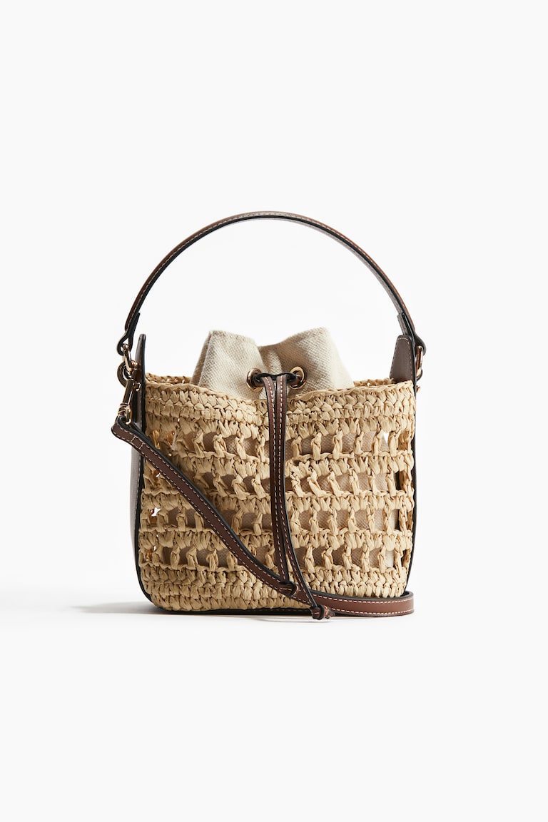 H&M Crossbody-Strohtasche Nur noch ein Tag übrig