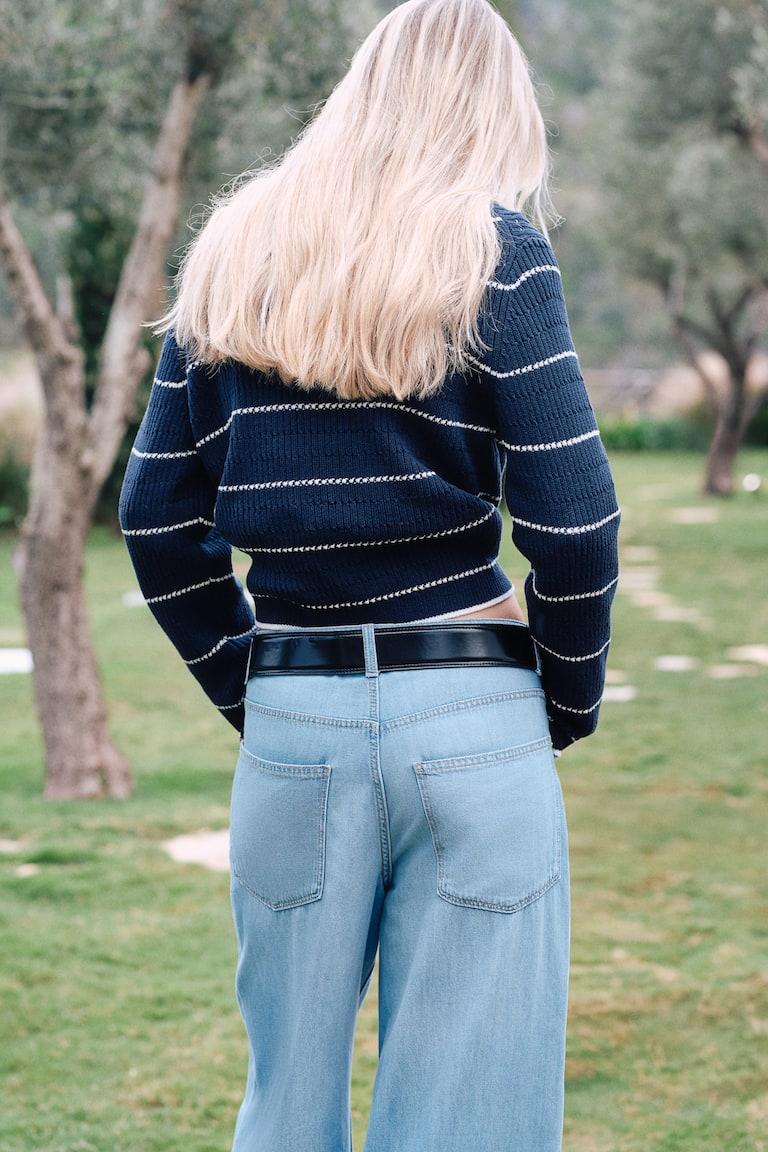 H&M Baggy Wide Low Jeans Preisnachlass
