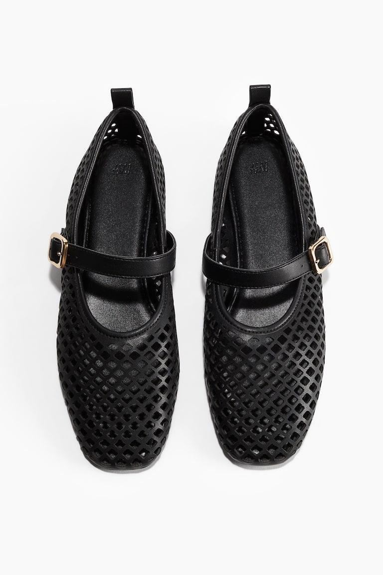 H&M Perforierte Ballerinas im Mary-Jane-Stil Hotsell