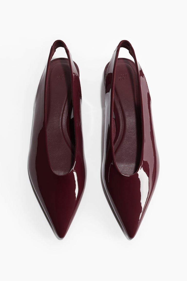 H&M Lack-Slingpumps Fabrik Onlineshop