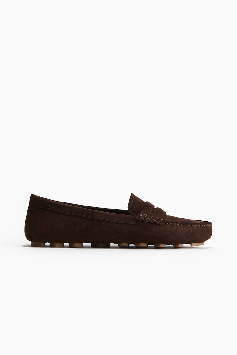 H&M Aufgeraute Loafer Rabatt