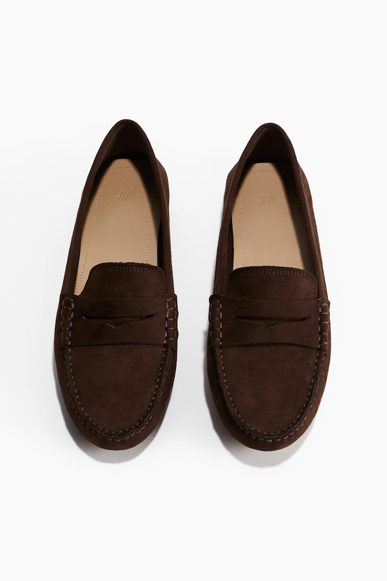 H&M Aufgeraute Loafer Rabatt