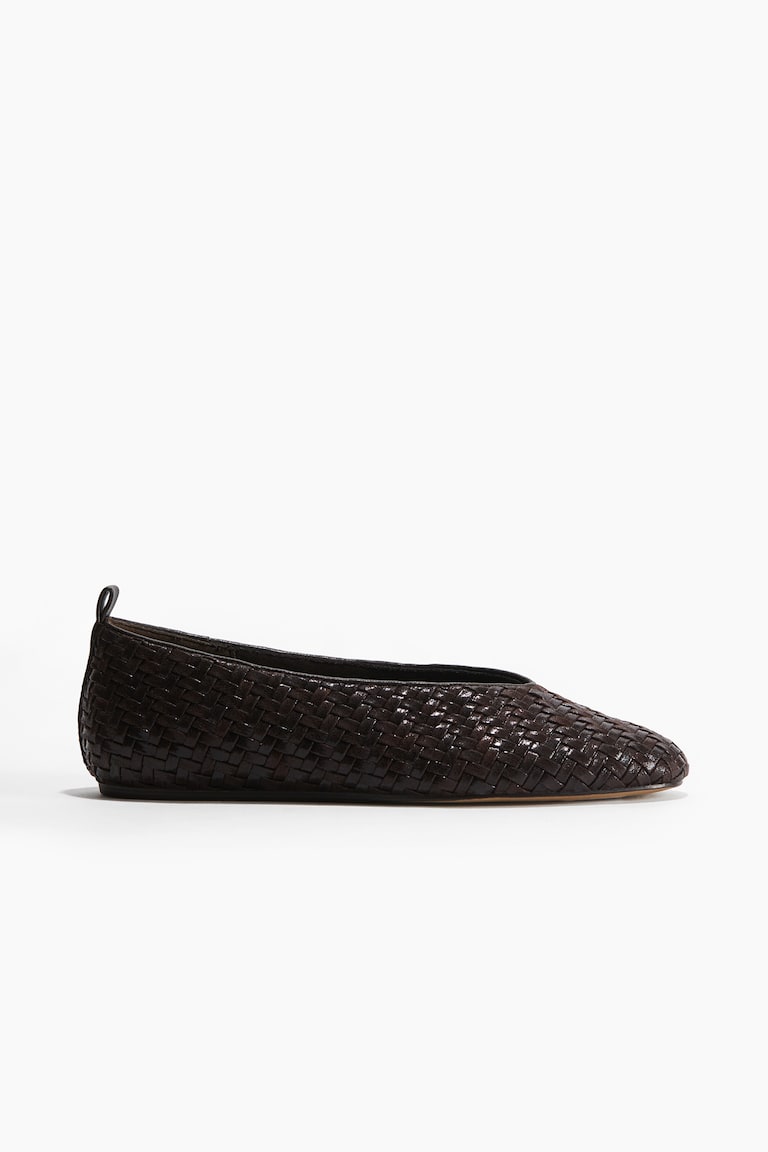 H&M Geflochtene Ballerinas Flash Sale