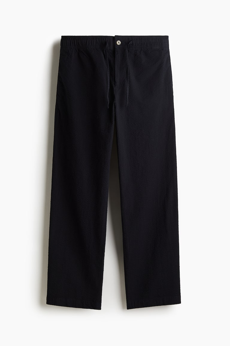 H&M Seersucker-Hose in Relaxed Fit Kauf eins, bekomm eins gratis