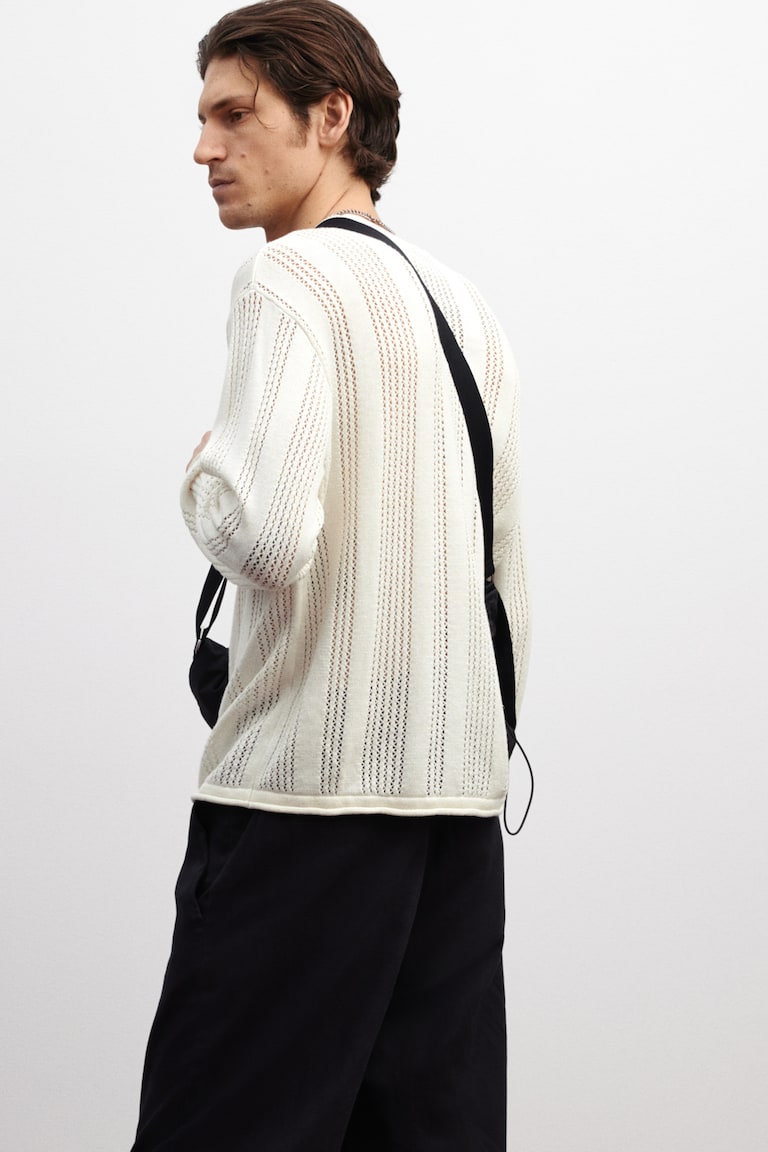 H&M Pullover aus Pointellestrick in Regular Fit JETZT KAUFEN