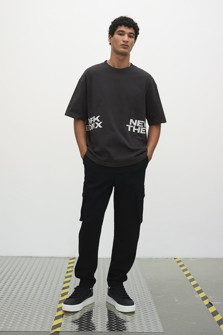 H&M Ausgewaschenes T-Shirt in Loose Fit Bis zu 60% Rabatt