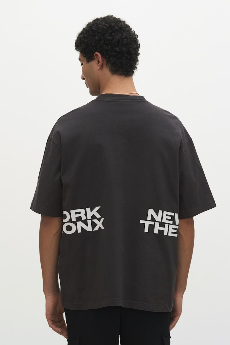 H&M Ausgewaschenes T-Shirt in Loose Fit Nur für heute