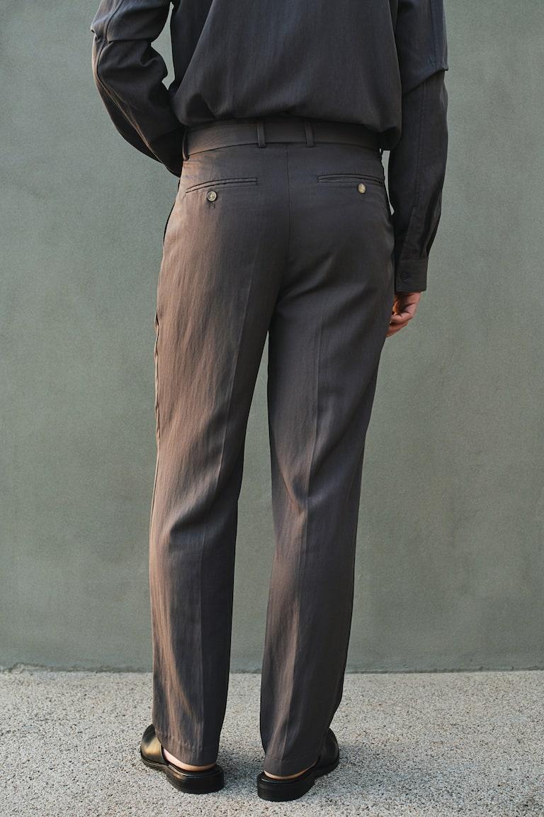 H&M Twillhose mit Gürtel in Regular Fit Outlet
