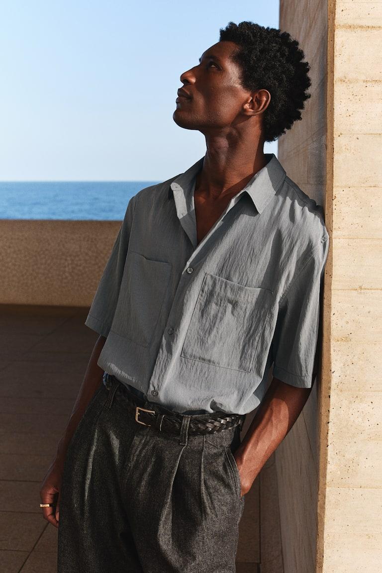 H&M Utility-Hemd in Regular Fit