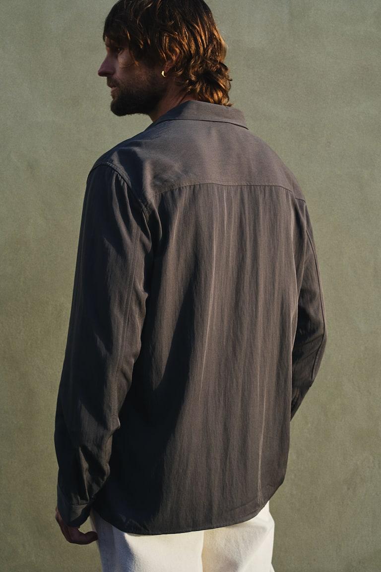 H&M Satinhemd in Loose Fit Versandkostenfrei
